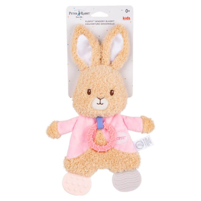 Flopsy Bunny Sensory Blanket With Crinkle