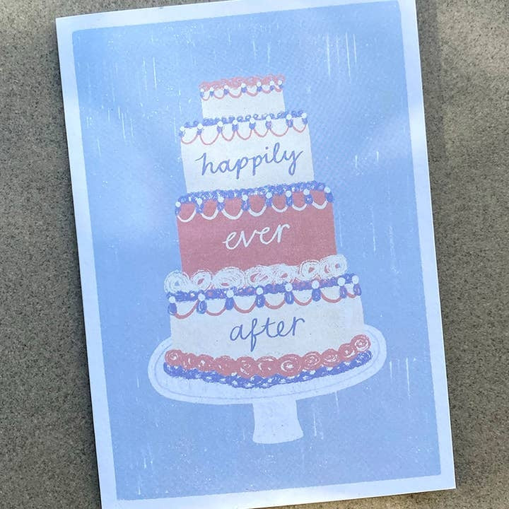 Happily Ever After Wedding Card - Congratulations Newlyweds