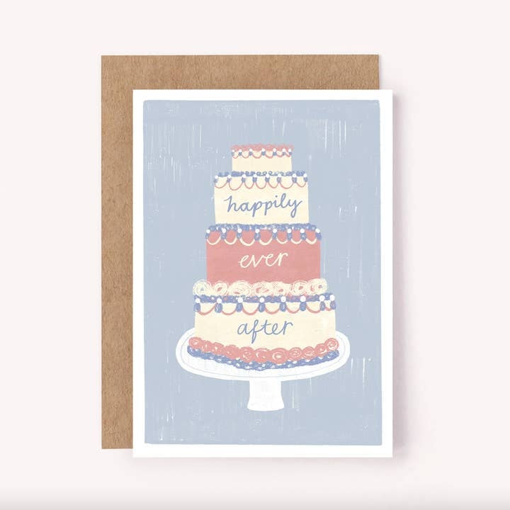 Happily Ever After Wedding Card - Congratulations Newlyweds