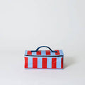 Red Blue Stripe Takeaway Bag