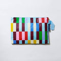 Large Zip Pouch – Multi Stripe