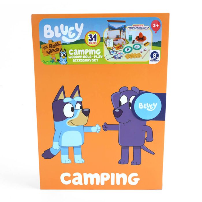 Bluey Camping Wooden Role-play Accessory Set