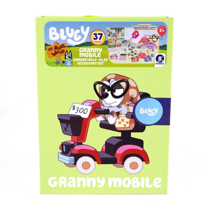 Bluey Granny Mobile Wooden Role-play Accessory Set