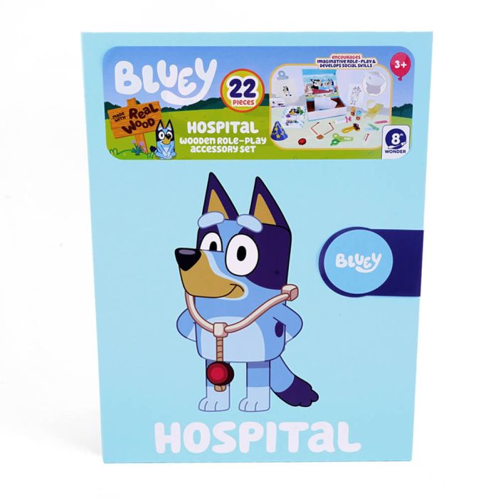 Bluey Hospital Wooden Role-play Accessory Set