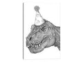 Party Dinosaur Greetings Card