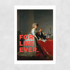 For Like Ever Greetings Card