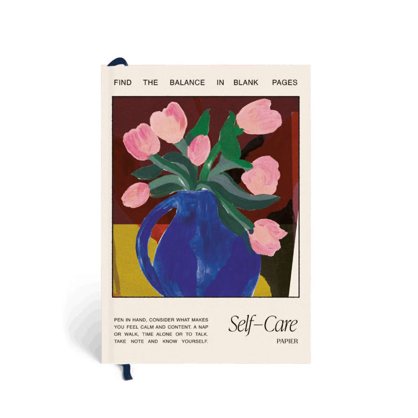 Papier - Tulip Vase - Hardcover Notebook - A5 - Wellness