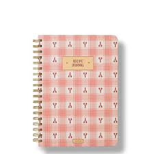 Papier - Lobster Gingham - Recipe Journal