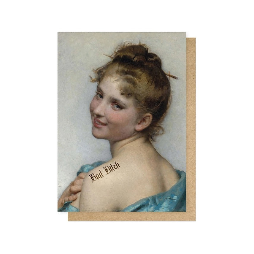 Bad Bitch Greetings Card