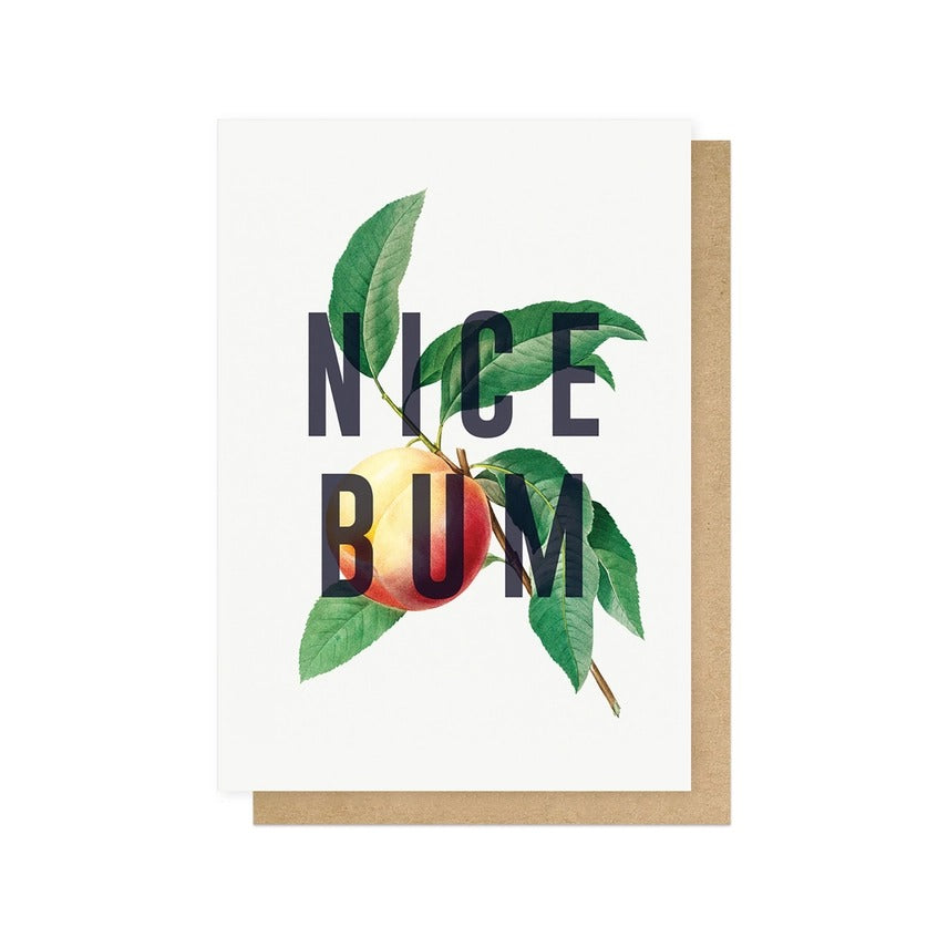 Nice Bum Greetings Card – Dear Village