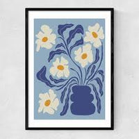 Thumbnail for Blue Moon Flower Pot Greetings Card