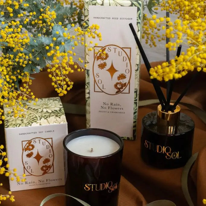 No Rain, No Flowers - Peony & Chamomile - 180g