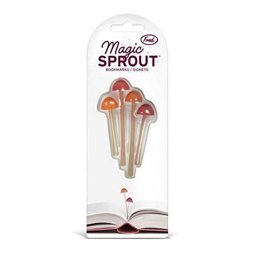 Genuine Fred Magic Sprout, Mini-mushroom Bookmarks, Set Of 4