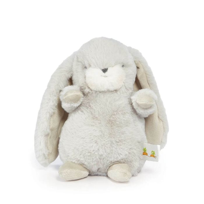 Tiny Standing Nibble Bunny Grey 20cm