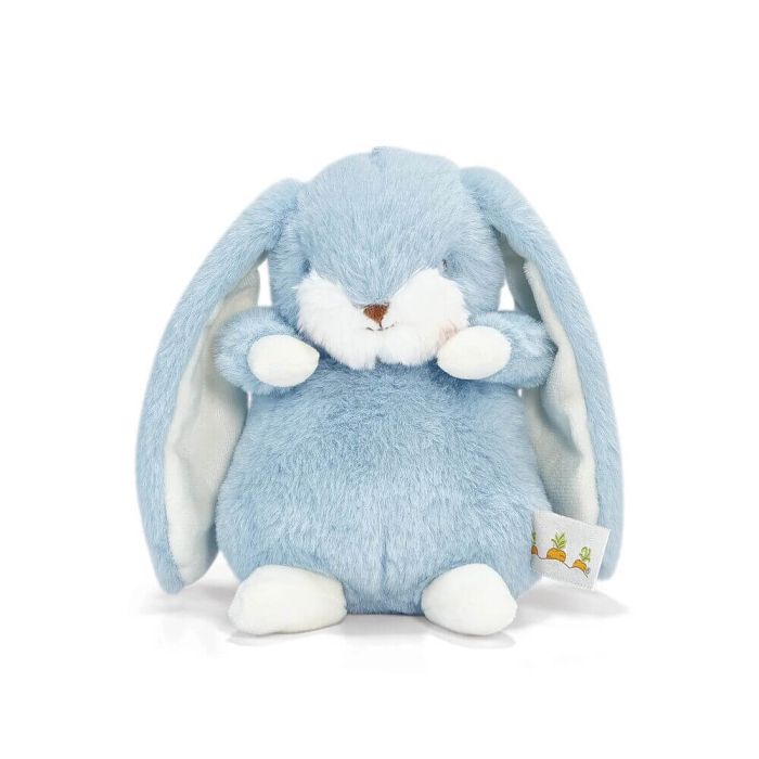 Tiny Standing Nibble Bunny Blue 20cm