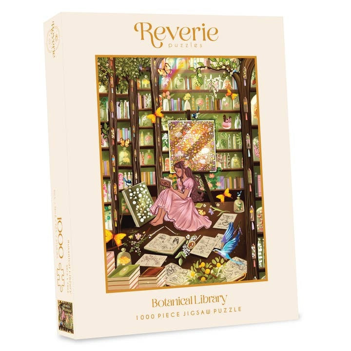 Reverie Botanical Library Jigsaw Puzzle 1000pcs