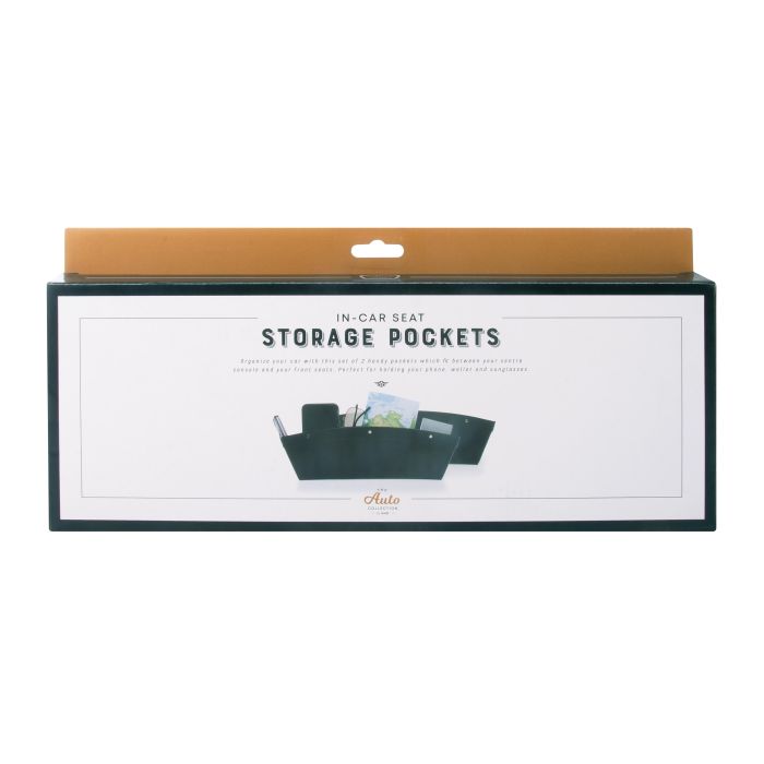 Incar Seat Storage Pockets - Set Of 2