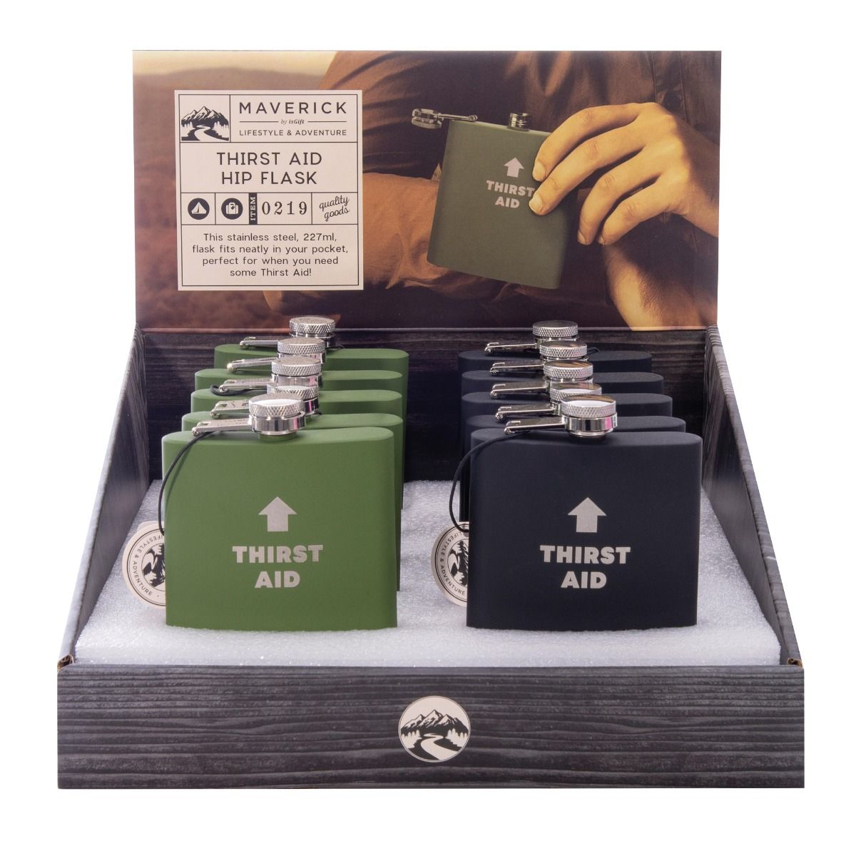 Thirst Aid Hip Flask (