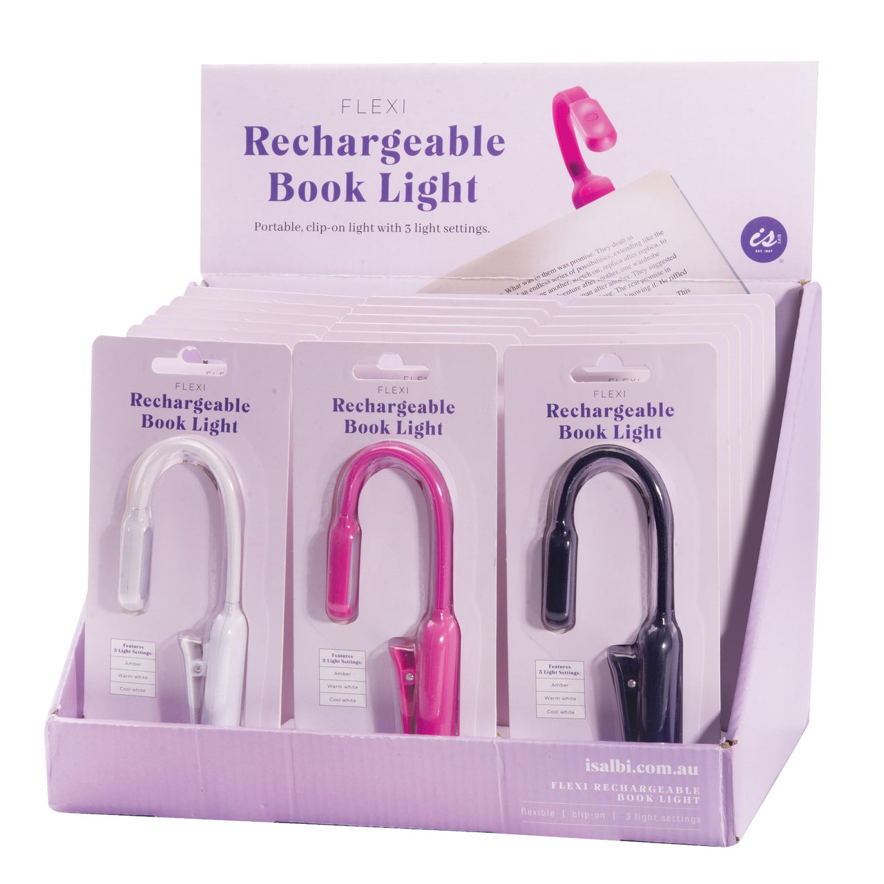 Flexi Clip On Rechargeable Book 