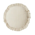 Bonny Cott Rnd Cushion 40cm Taupe/ivory