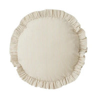 Thumbnail for Bonny Cott Rnd Cushion 40cm Taupe/ivory