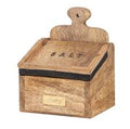 &&ac James Salt Box W/ Spoon