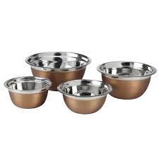 Ac Edwin Copper S/s Mixing Bowl Set