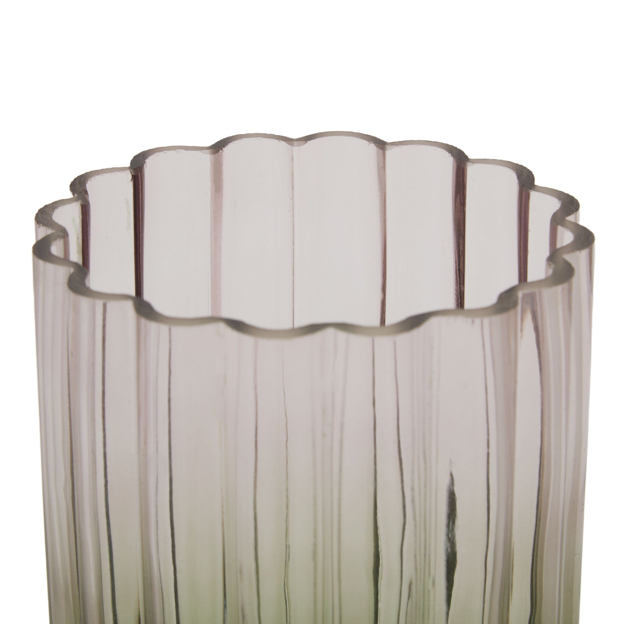 Emporium Tilly Glass Vessel Pink & Green