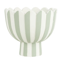 Thumbnail for Emporium Lila Stripe Planter Light Green