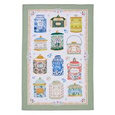 .uister Weavers Tea Tins Cotton Tea Towel Multi-coloured