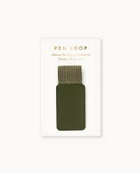 Thumbnail for Adhesive Rectangle Pen Loop - Olive Green