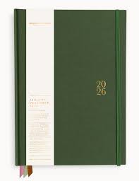 2026 Desktop A4 Linen Bound Planner 2