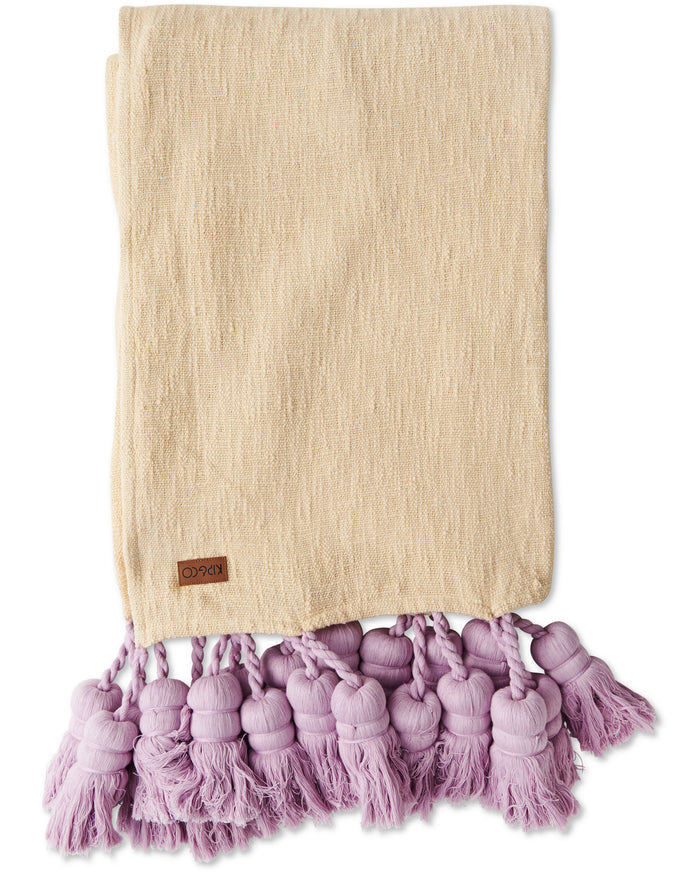 Shortbread Tassel Throw One Size