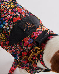 Thumbnail for Forever Floral Black Dog Jacket Small