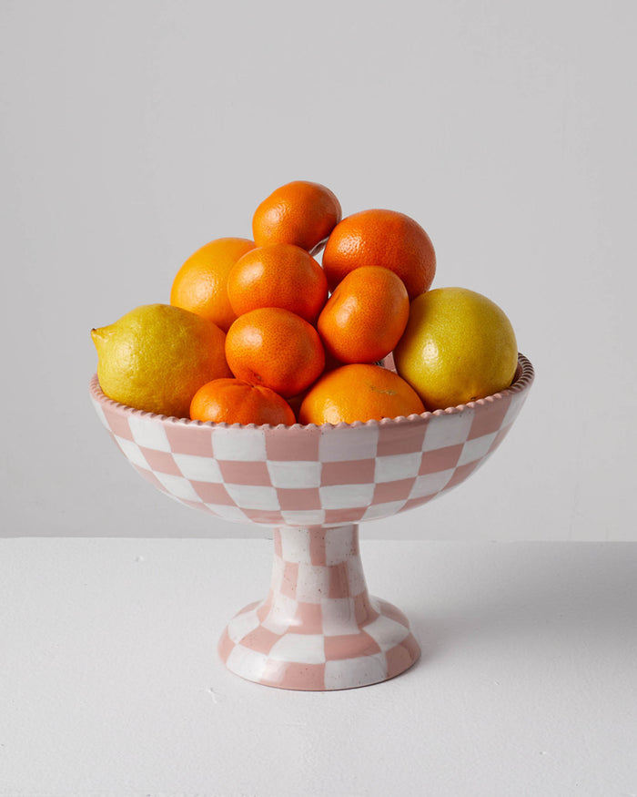 Checkered Fruit Bowl One Size