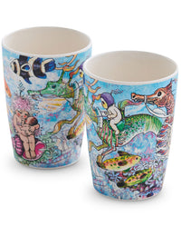 Thumbnail for Kip&co X May Gibbs Waterworld Kids Cup 2p Set One Size