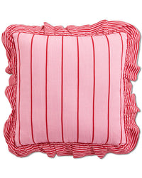 Thumbnail for Iced Vovo Stripe Frill Upholstery Cushion One Size