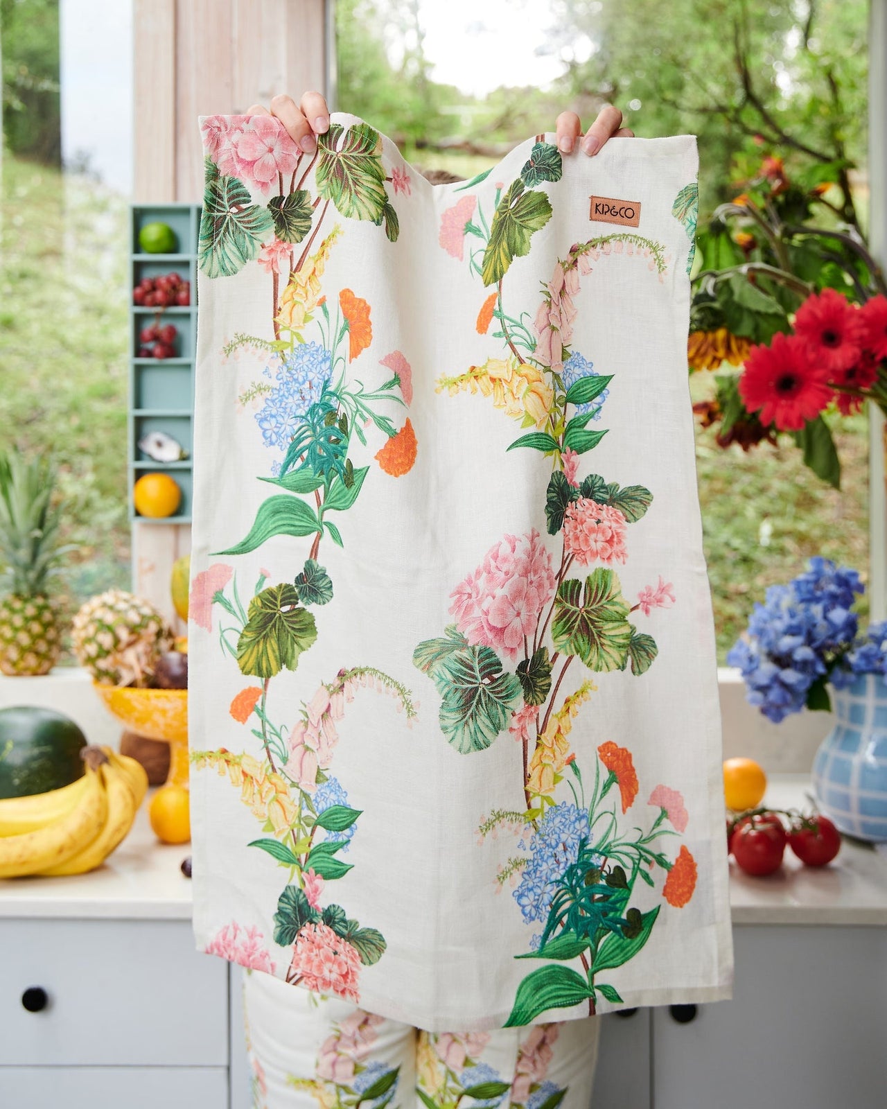 Bouquet Beauty Linen Tea Towel One Size