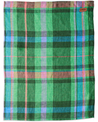 Thumbnail for Jewel Of The Nile Tartan Linen Tea Towel One Size