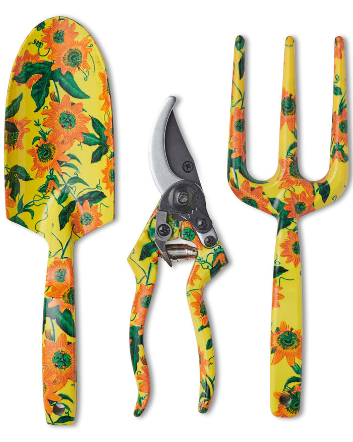 Passiona Garden Tools And Gloves Set One Size