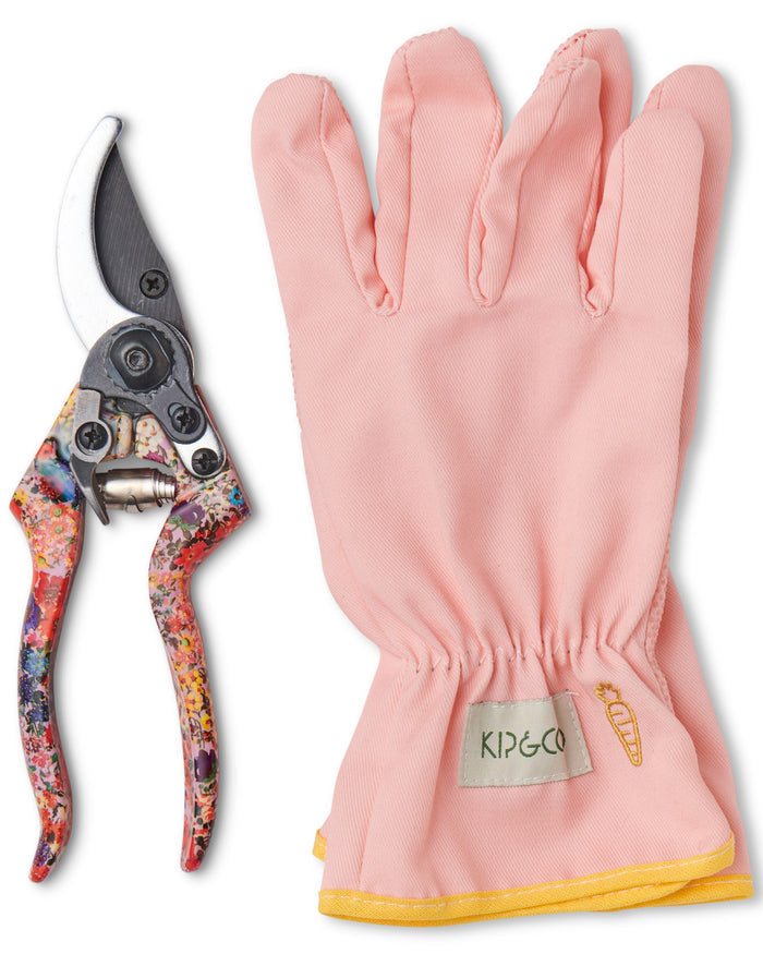 Forever Floral Lilac Garden Secateurs And Gloves Set One