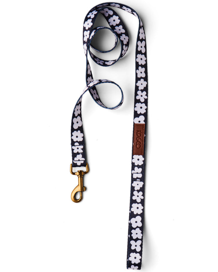 Flower Face Dog Lead Small