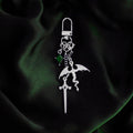 Dragon Rider Charm - Silver
