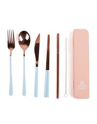 Take Me Away Cutlery Kit - Rose Gold