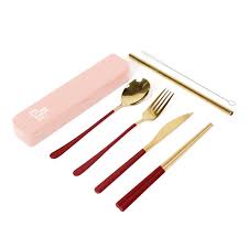 Take Me Away Cutlery Kit - Gold With