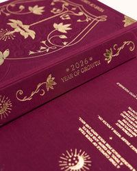 Thumbnail for 2026 Year Of Growth Book - Rich Burgundy