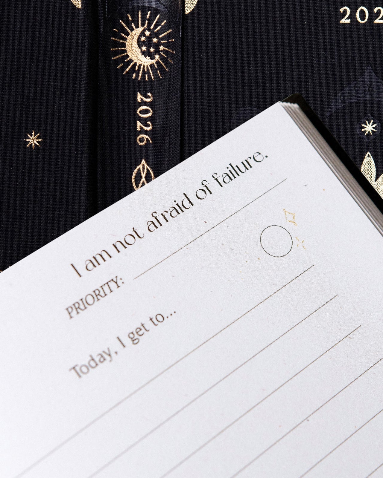 2026 Daily Planner - Onyx Black