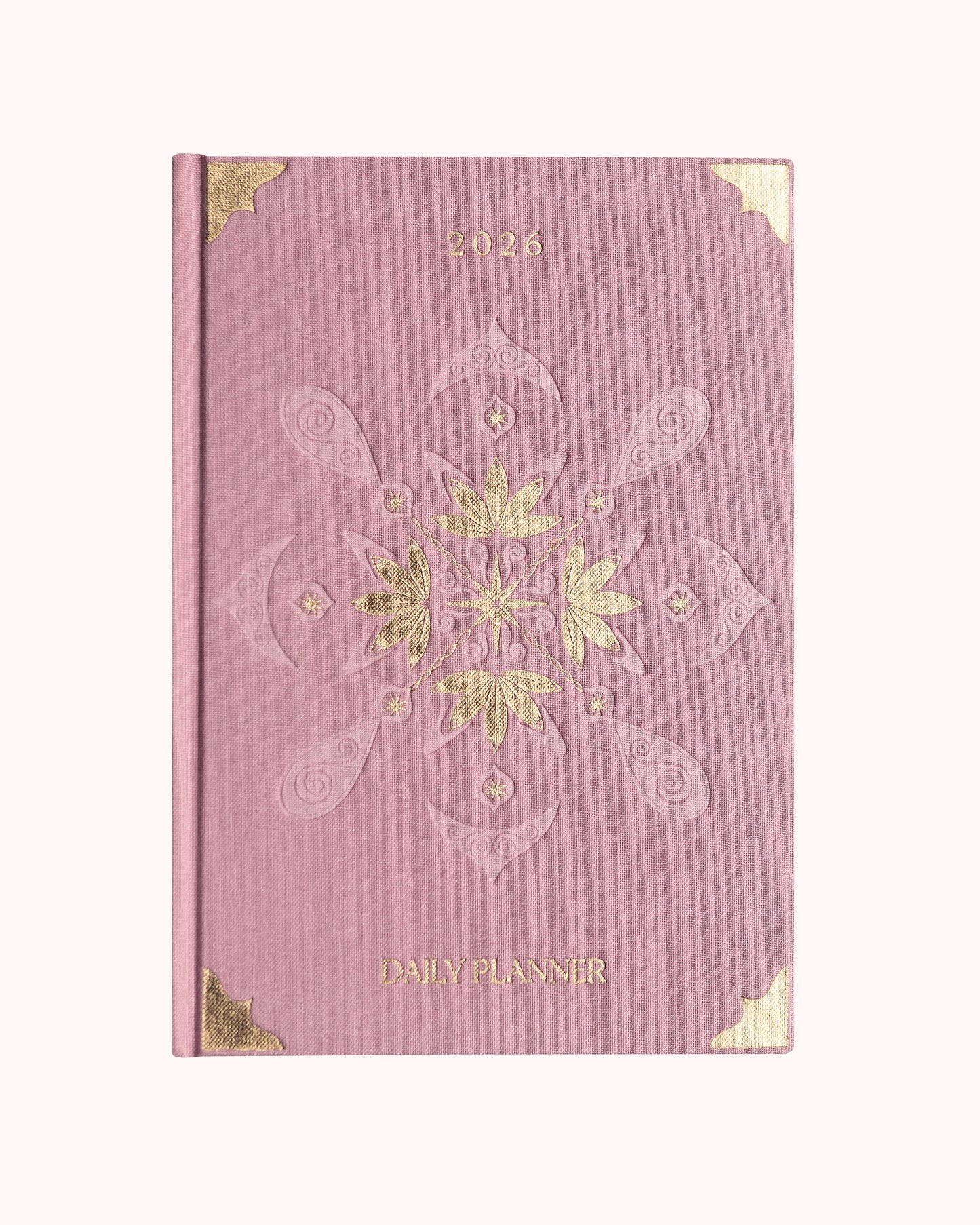2026 Daily Planner - Vintage Rose