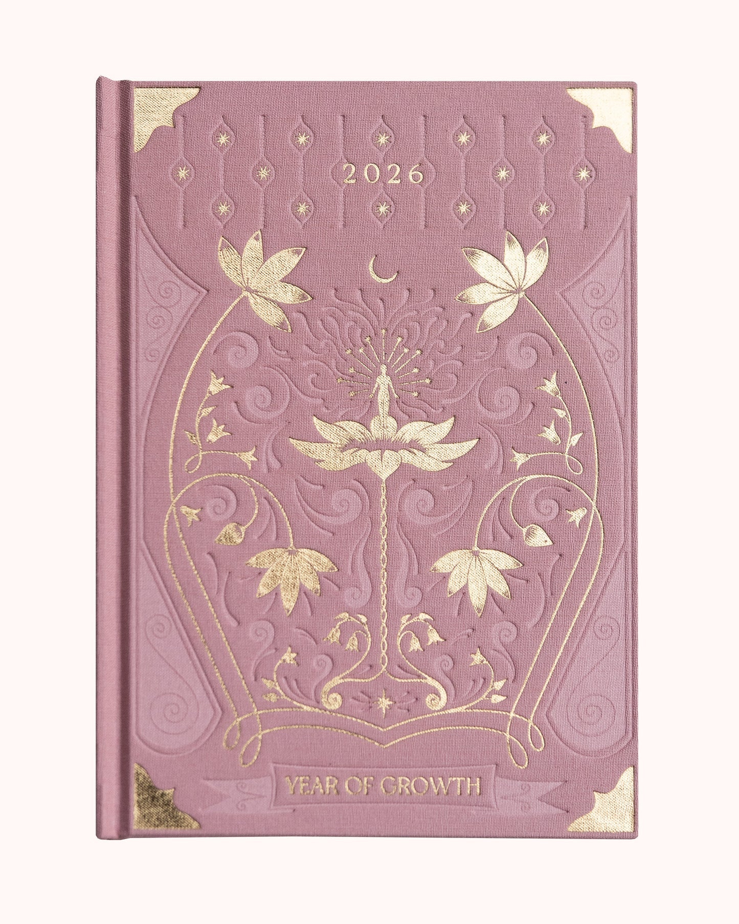 2026 Daily Planner - Vintage Rose