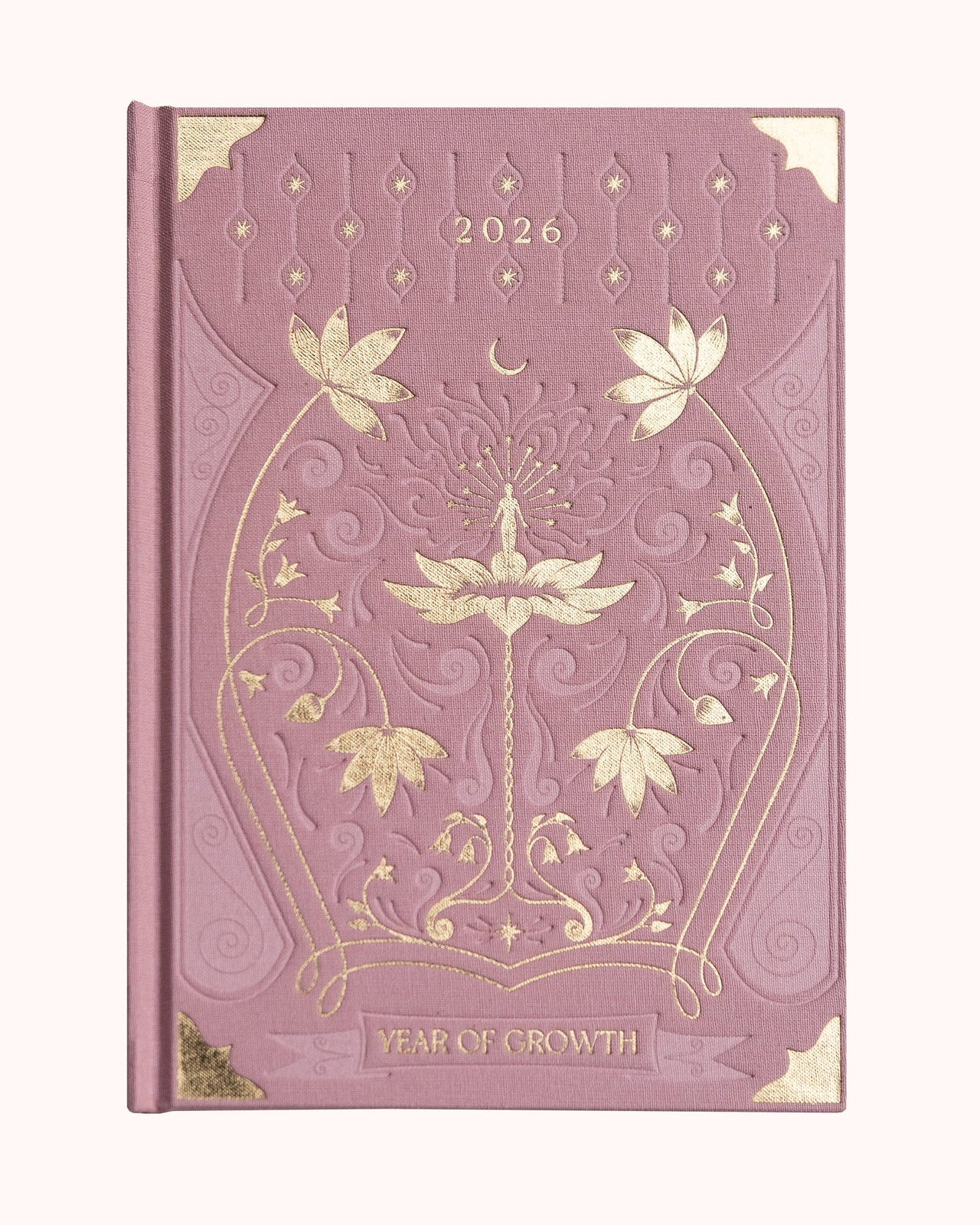 2026 Daily Planner - Vintage Rose